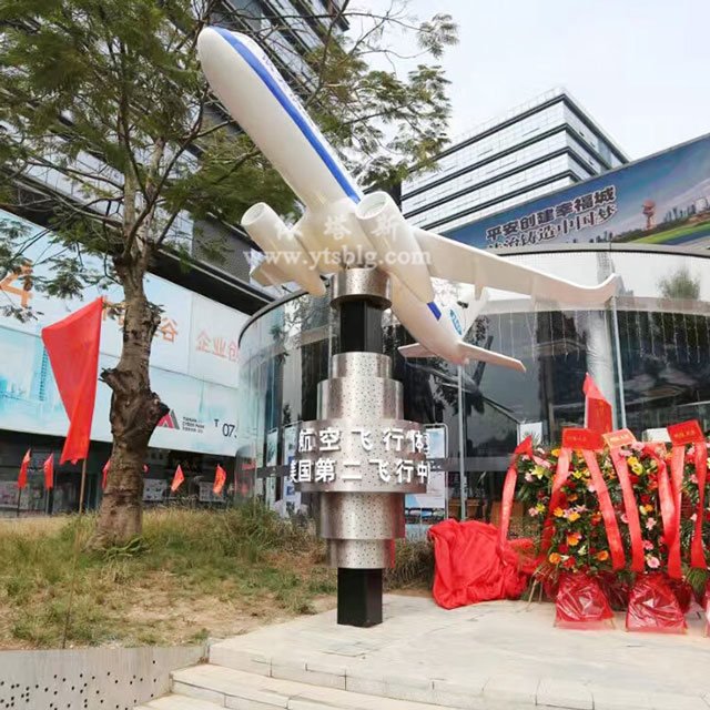 玻璃鋼飛機模型雕塑 玻璃鋼飛機模型雕塑