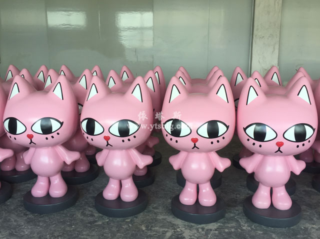 玻璃鋼卡通貓雕塑 玻璃鋼卡通貓雕塑