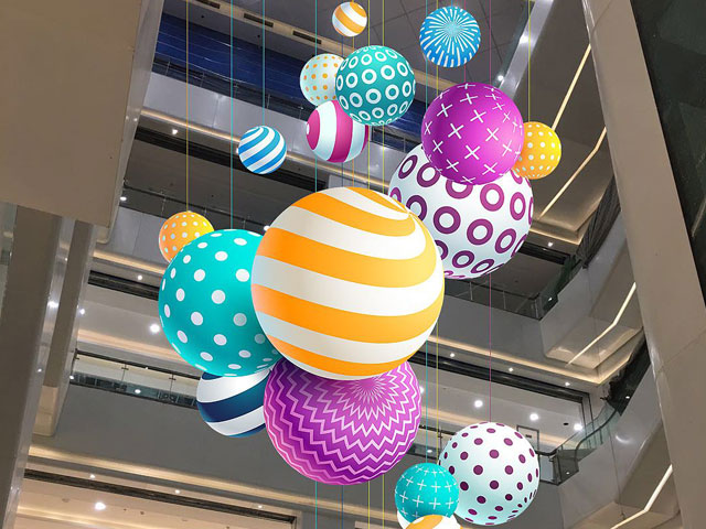 商場(chǎng)美陳中庭門頭及公共區(qū)域設(shè)計(jì)欣賞