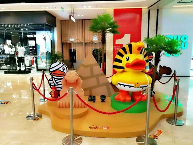 江蘇購物廣場DP點(diǎn)美陳主題IP展