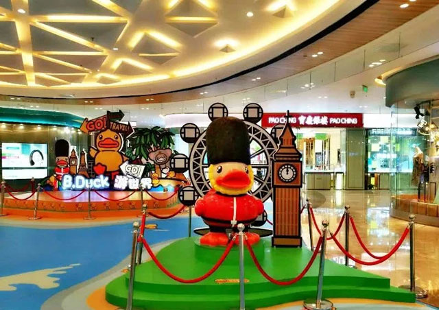 江蘇購物廣場DP點(diǎn)美陳主題IP展