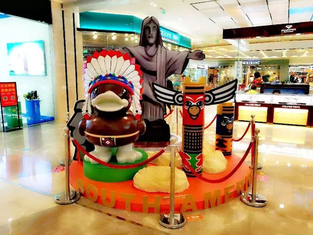 江蘇購物廣場DP點(diǎn)美陳主題IP展