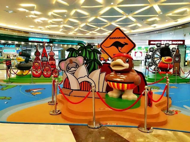 江蘇購物廣場DP點(diǎn)美陳主題IP展