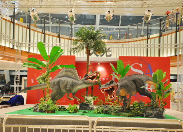 商場恐龍主題公共空間布置 商場恐龍主題公共空間布置局