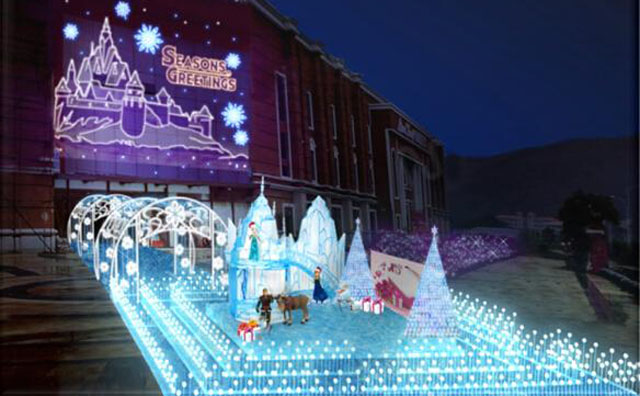 商場慶典燈光美陳布置 商場慶典燈光美陳布置