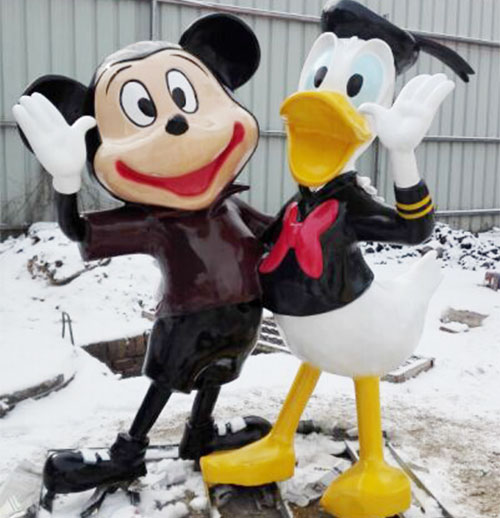 動漫角色雕塑小品 動漫角色雕塑小品