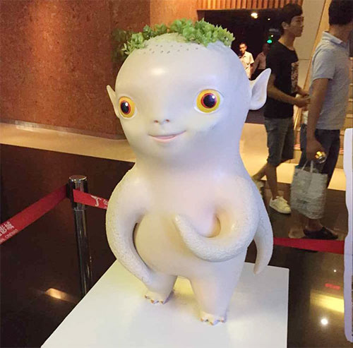 卡通胡巴雕塑小品 卡通胡巴雕塑小品