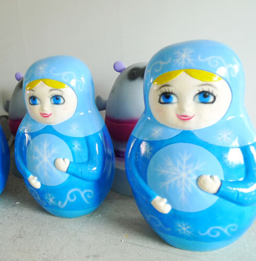 藍(lán)色人偶雕塑擺件 藍(lán)色人偶雕塑擺件