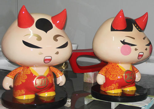 小惡魔公仔雕塑擺件 小惡魔公仔雕塑擺件