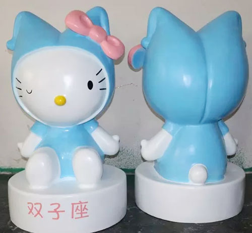 卡通雙子座雕塑擺件 卡通雙子座雕塑擺件