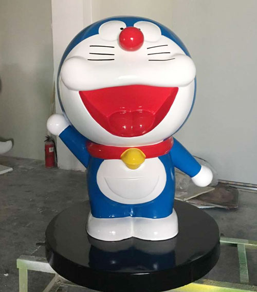 動漫叮當貓雕塑擺件 動漫叮當貓雕塑擺件