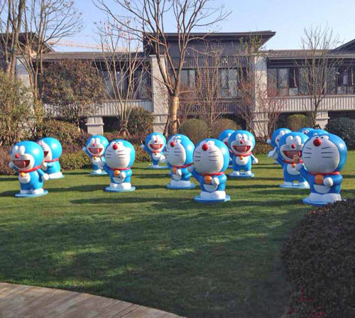 機(jī)器貓美陳雕塑擺件 機(jī)器貓美陳雕塑擺件