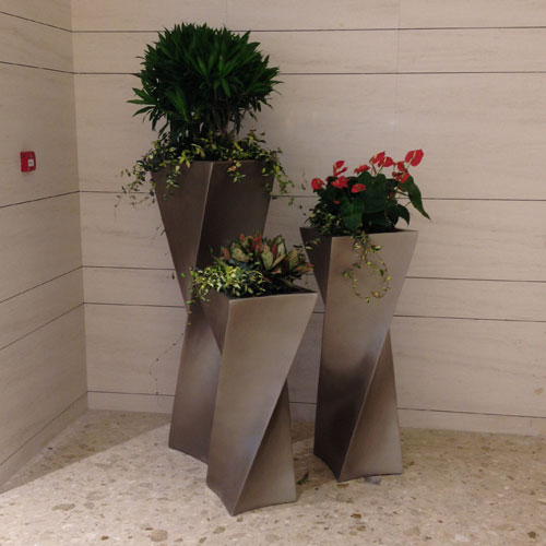 商場菱形組合花盆 商場菱形組合花盆