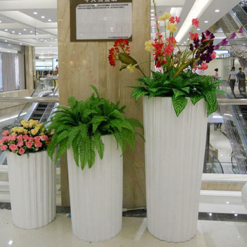 商場(chǎng)組合景觀花盆
