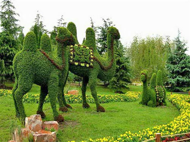 園林仿真綠雕景觀裝飾 園林仿真綠雕景觀裝飾
