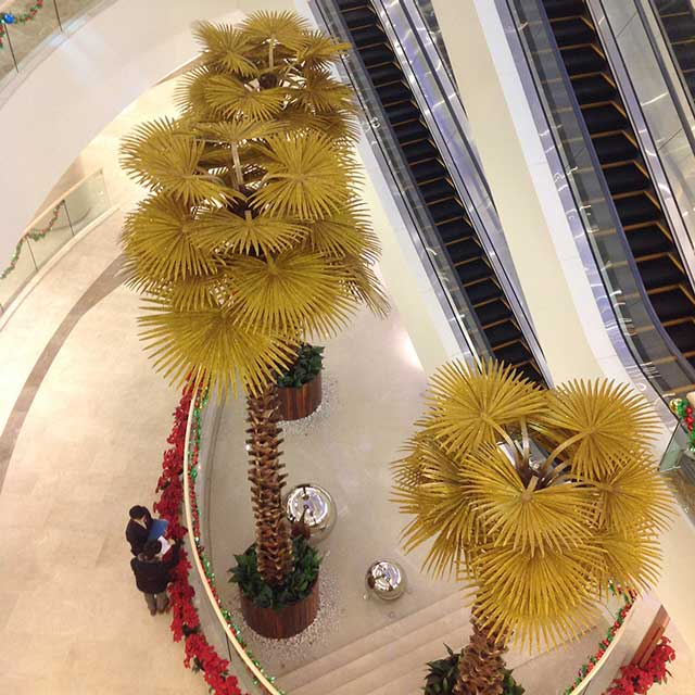 商場(chǎng)景觀仿真大樹