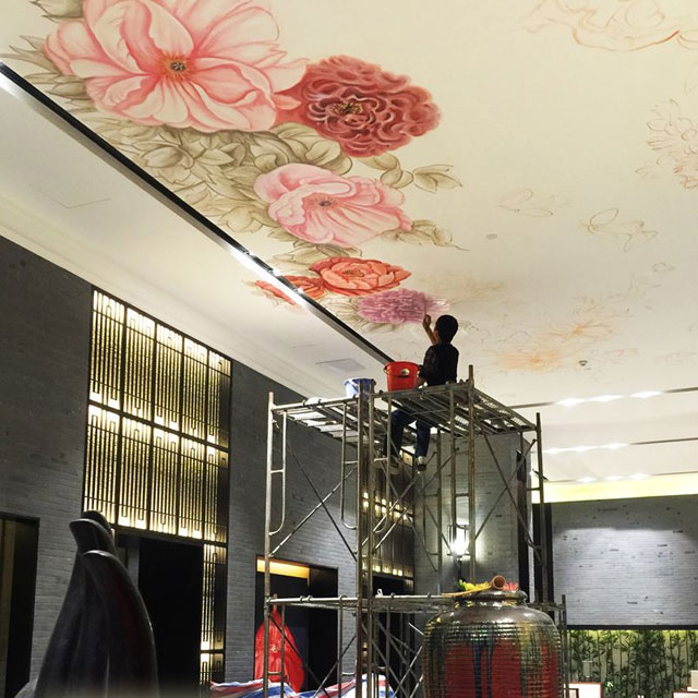 室內(nèi)天花墻繪藝術(shù)