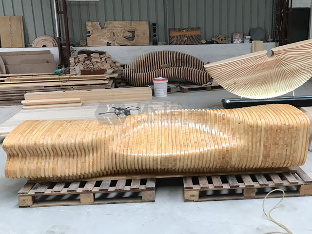 商場異形切片休閑凳 商場異形切片休閑凳