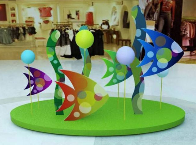 商場(chǎng)春季氛圍美陳