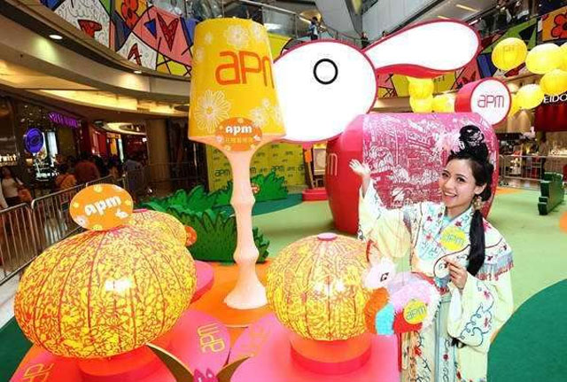 商場中秋慶典美陳布局 商場中秋慶典美陳布局