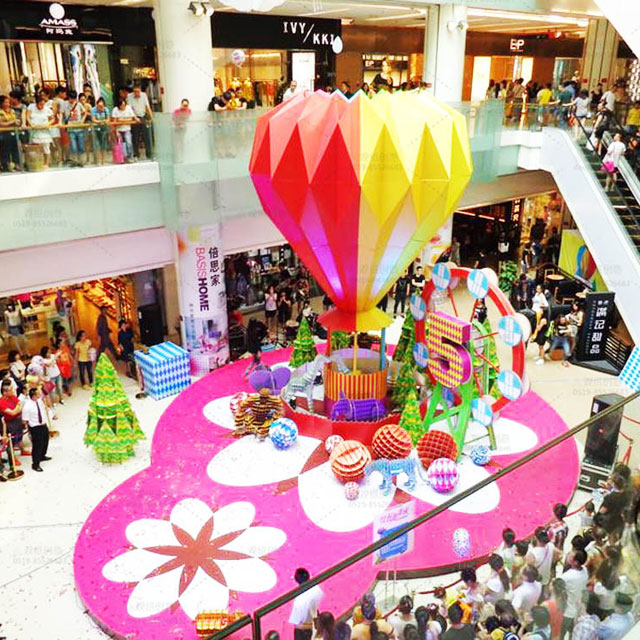 商場(chǎng)開(kāi)業(yè)美陳裝飾更注重細(xì)節(jié)的處理