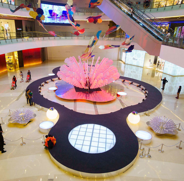 開業(yè)美陳裝飾忌新場(chǎng)所有異味