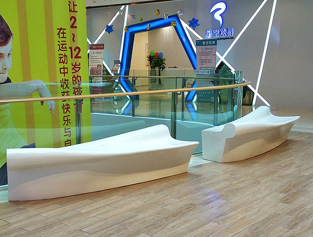 商場玻璃鋼異形座椅 商場玻璃鋼異形座椅