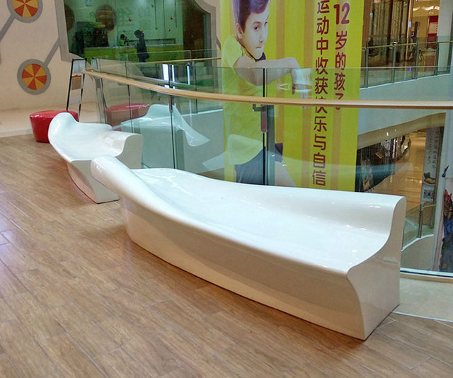 商場玻璃鋼異形座椅 商場玻璃鋼異形座椅