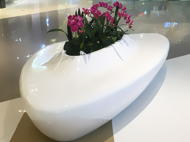 商場玻璃鋼花池座椅 商場玻璃鋼花池座椅