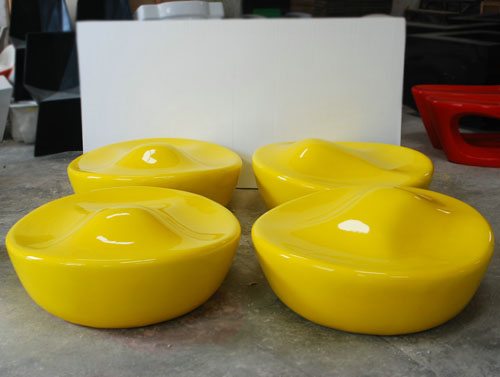 商場抽象休閑椅