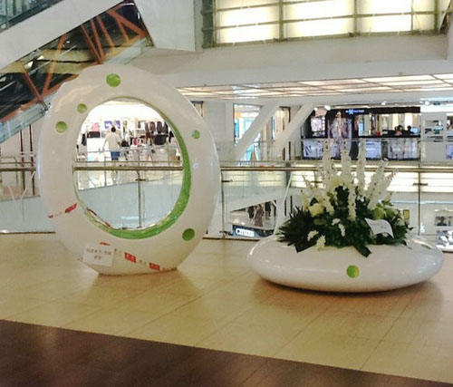 圓形美陳休閑椅 圓形美陳休閑椅